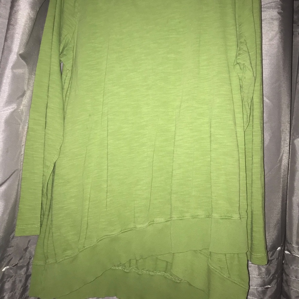 Coldwater Creek Light Green Long Sleeved Shirt